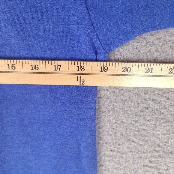 Vintage Sorority Droopy T-Shirt Adult Medium Single Stitch Blue Best USA Made - Picture 15 of 16
